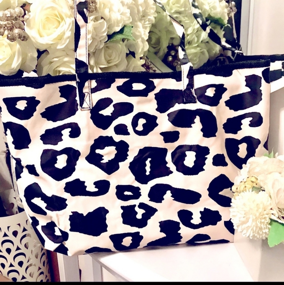 Ivory & leopard bag - Picture 7 of 8